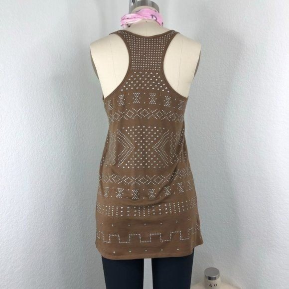 Torn by Ronny Kobo Studded Racerback Tank Top - Picture 4 of 10